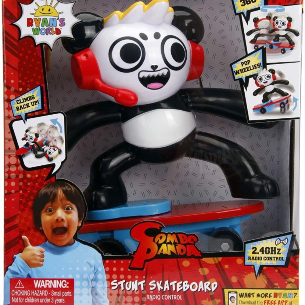 Ryan’s World Combo Panda Stunt Skateboard R/C